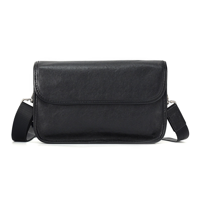 10.2" Men’s Shoulder Bag in Full-Grain Leather