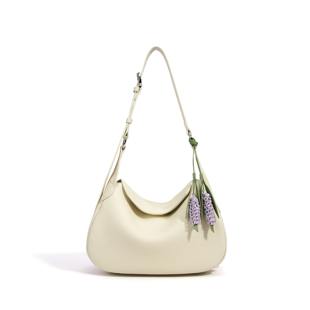 11.4" Hobo Bag in Top-Grain Leather