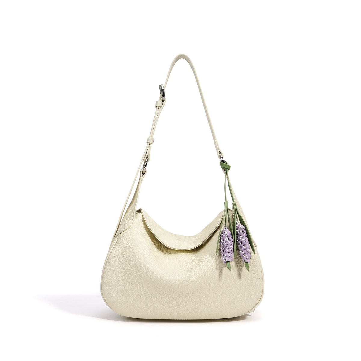 11.4" Hobo Bag in Top-Grain Leather