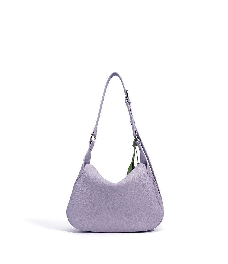 11.4" Hobo Bag in Top-Grain Leather