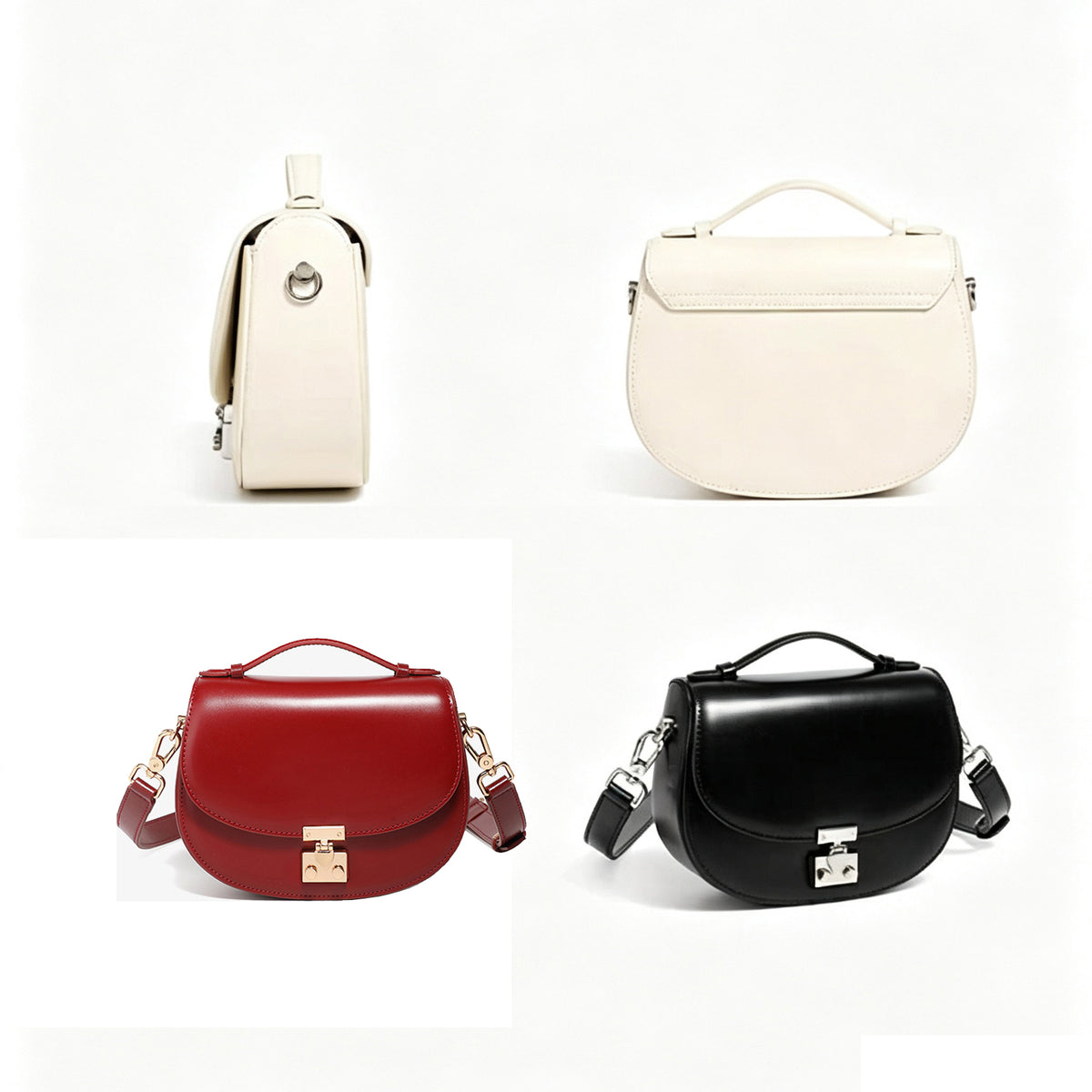 7.5" Saddle Bag in Smooth Grain Leather