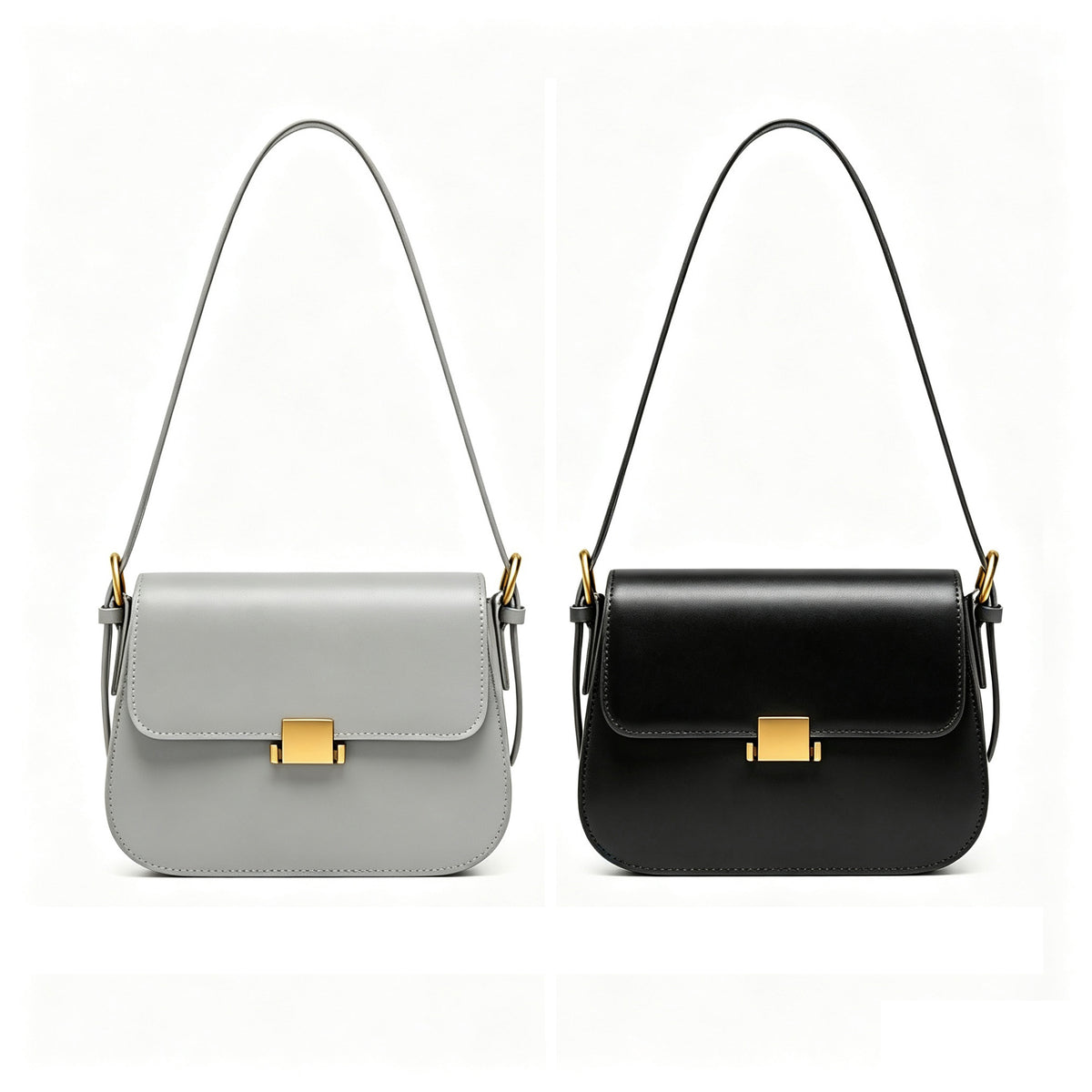 9.1" Saddle Bag in Smooth Grain Leather