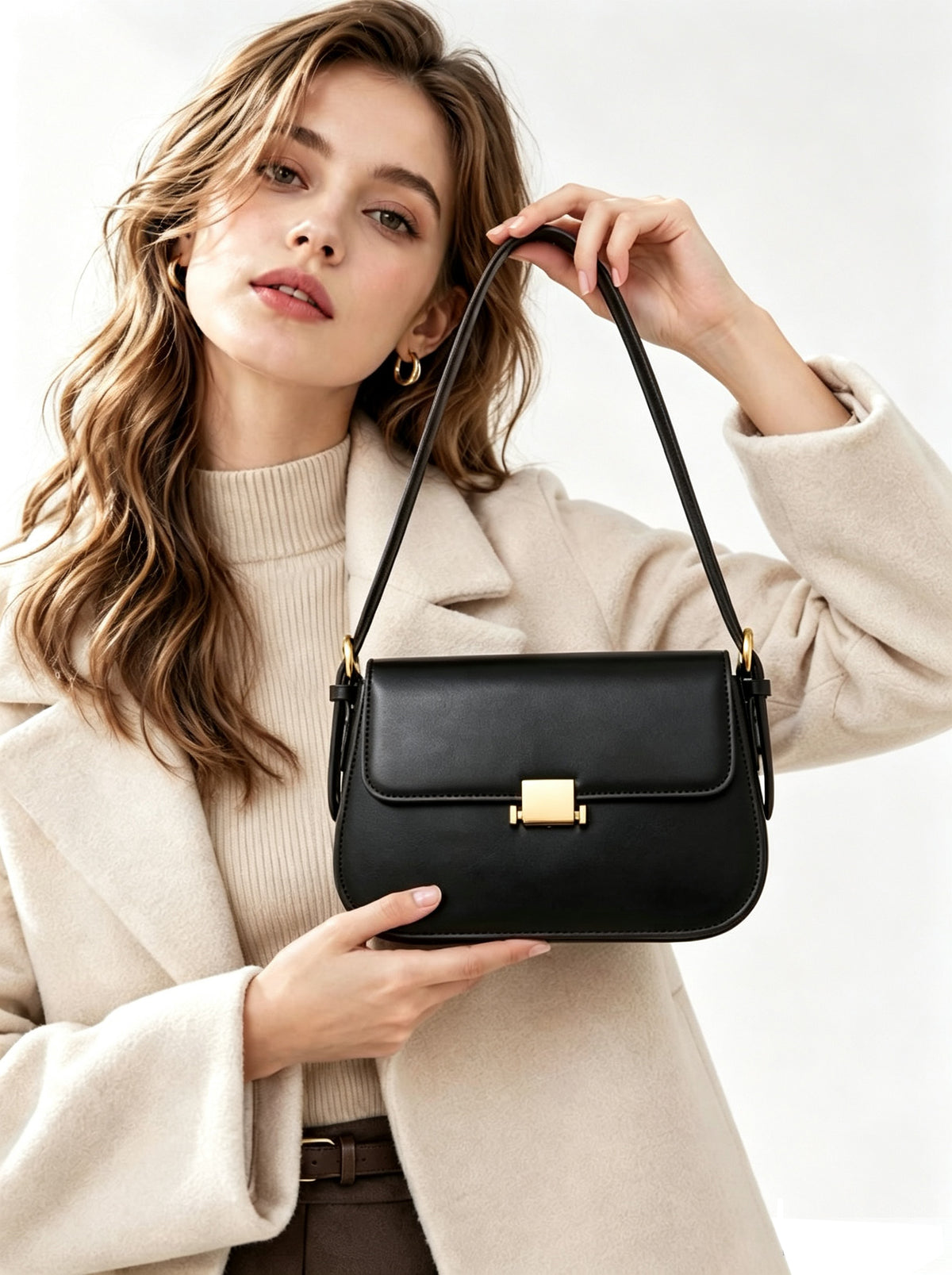 9.1" Saddle Bag in Smooth Grain Leather