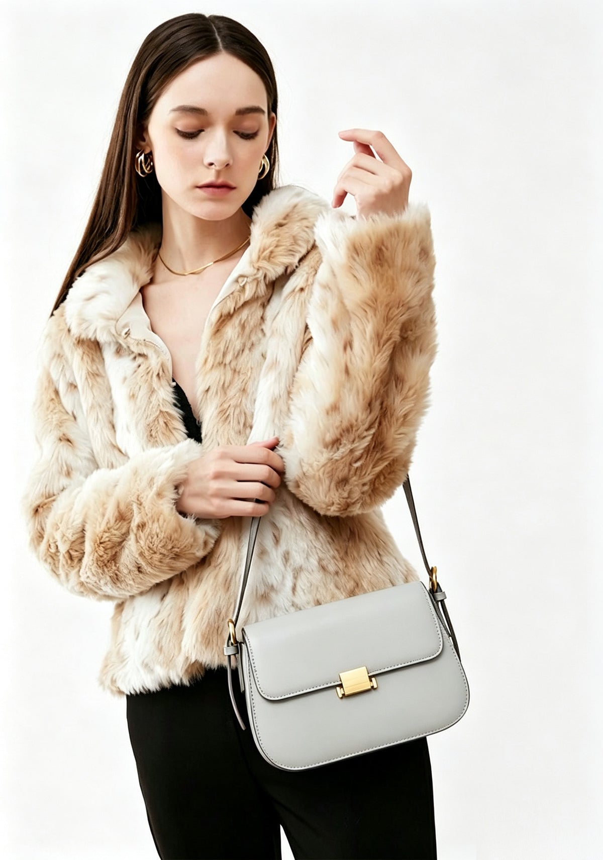 9.1" Saddle Bag in Smooth Grain Leather
