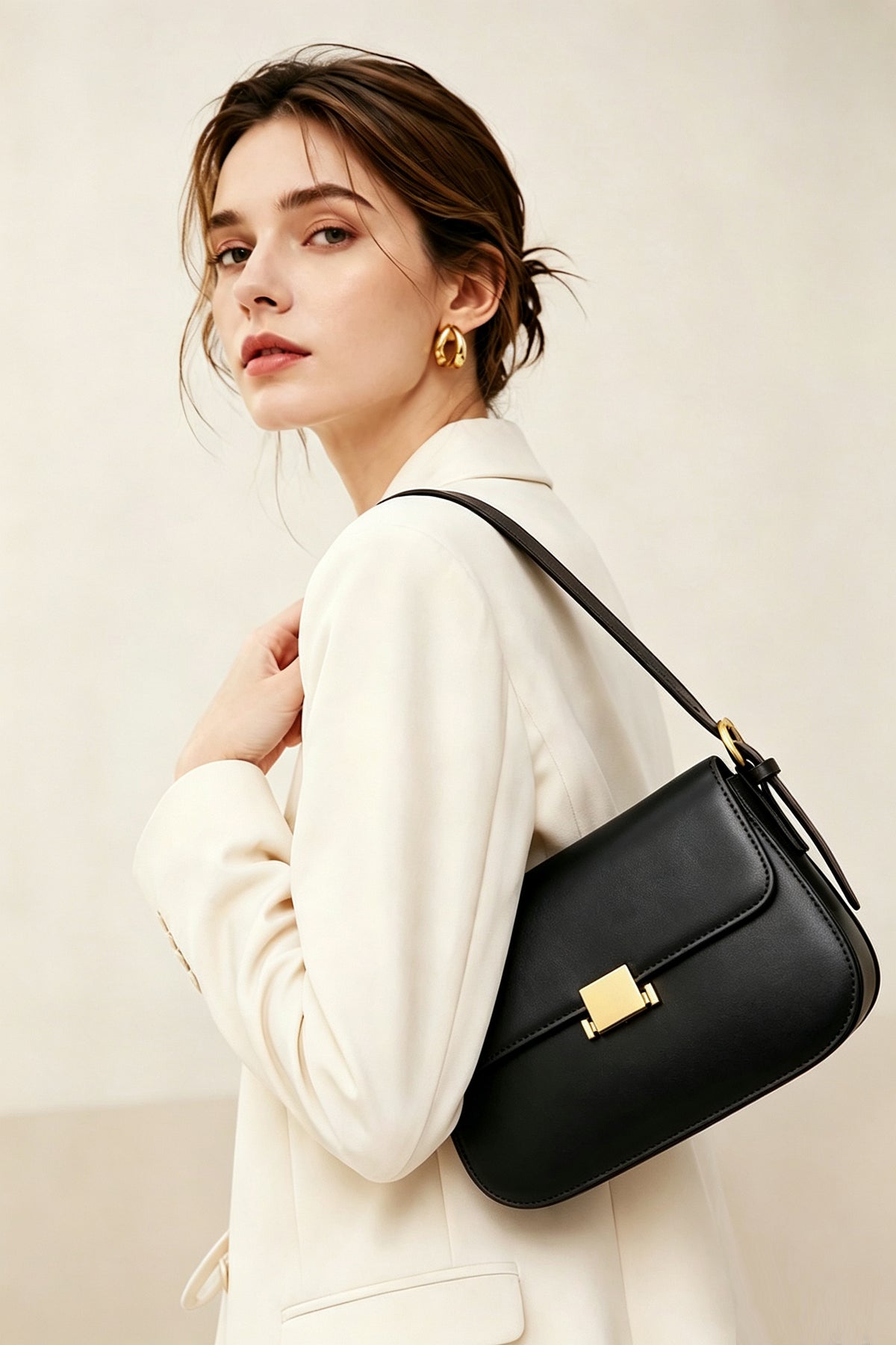 9.1" Saddle Bag in Smooth Grain Leather