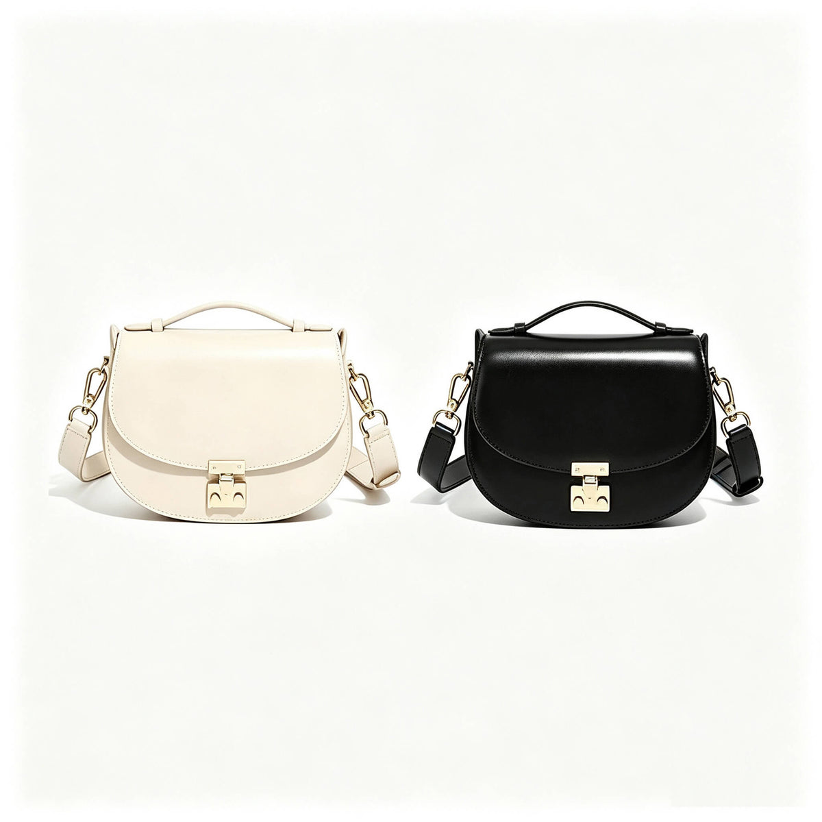 7.5" Saddle Bag in Smooth Grain Leather