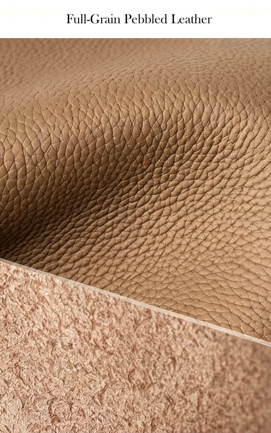 13.8” Unisex Togo Bag in Full-Grain Leather