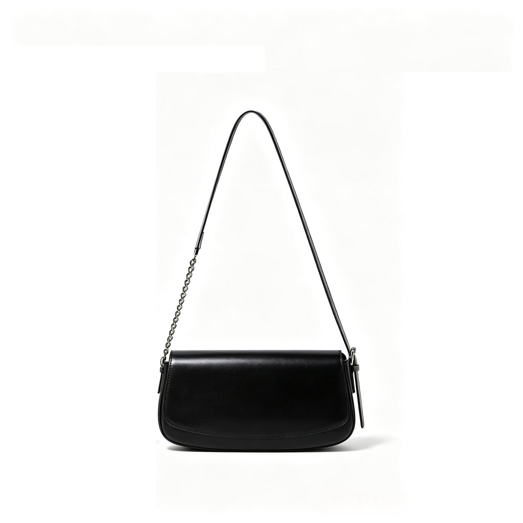 10.2" Baguette Bag in Smooth Grain Leather