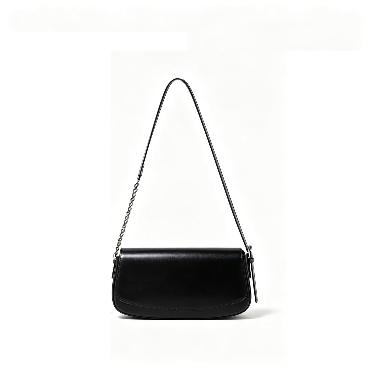 10.2" Baguette Bag in Smooth Grain Leather