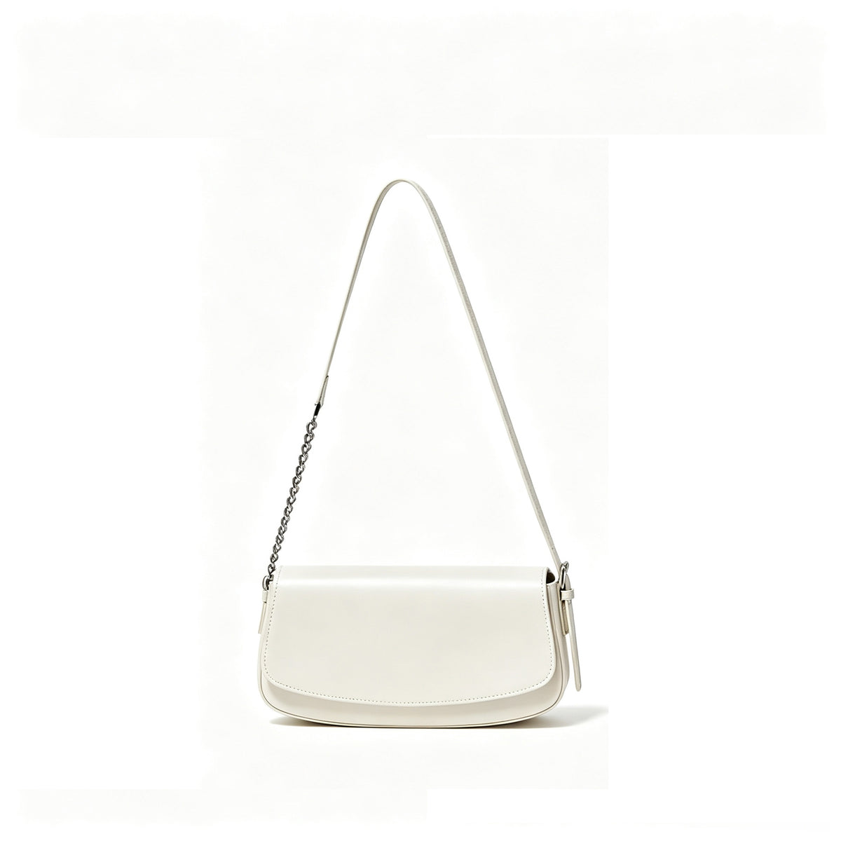 10.2" Baguette Bag in Smooth Grain Leather